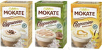MOKATE CAPPUCCINO 3 PACK x 160 g (5.64 oz) Hazelnut, Vanilla, Cream. Product of Poland.