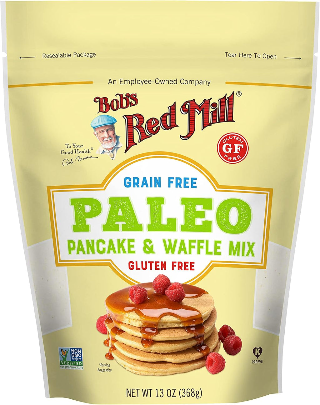 Bob's Red Mill Paleo Pancake, 13oz (Pack of 1) - Non GMO, Paleo Friendly, Kosher