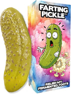 DR DINGUS Farting Pickle Toy - +100 Unique Farts - Hilarious Laughs - Novelty Gag Gift for Friends Family Coworkers Office Students Classroom