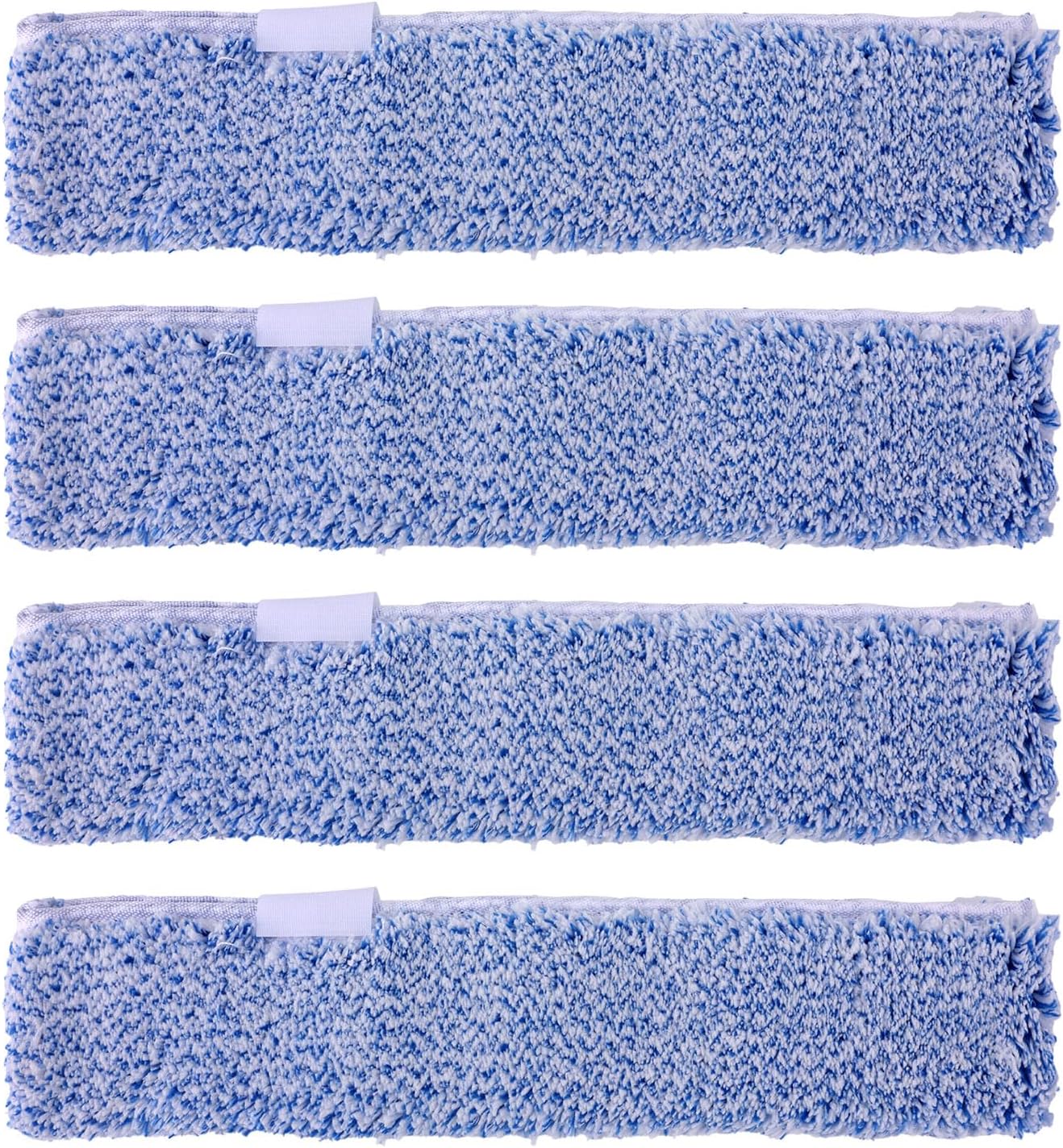 4 Pack Microfiber Window Cleaning Refill Replacement, 14" Reusable & Washable Squeegee Cloth Sleeve Compatible with MR.SIGA Window Glass Cleaning Tools Home and Office