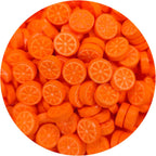 NCS Orange Slice Shaped Edible Sprinkles – Cupcake & Cake Decorations, 8 oz