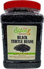 Black Turtle Beans | Triple Cleaned | Grown in the USA | by Dasher's Spice & Beans | 3 lb