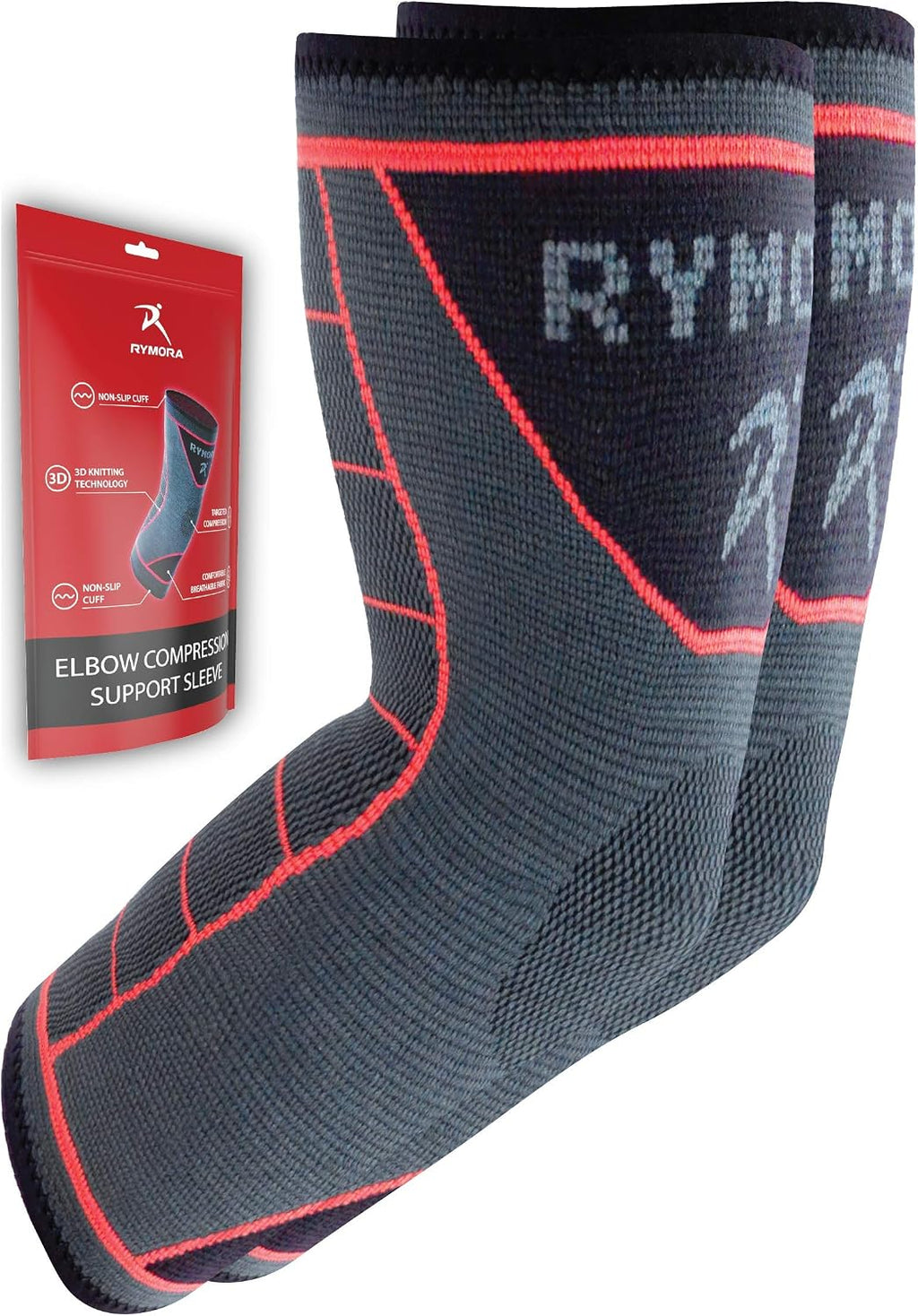 Rymora Elbow Sleeves Pair Grey XL