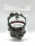 Dark Chocolate Coated Hazelnuts - 8 Oz Bag