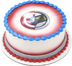 Marvel Studios' Captain America: Brave New World Cake Topper, Captain America & Falcon Cake Decoration, Food Safe Cake Topper, Ready To Use