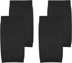 2 Pairs Tattoo Cover up Sleeve, 7.1 X 3.5 Inch Forearm Concealer Support, Tattoo Aftercare UV Protection Over sleeve Fashion Sleeves for Women Men(Black)