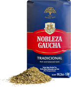 Nobleza Gaucha Yerba Mate Herbal Tea with Sterm | Traditional Argentina Brew Gluten-Free 2.2 Lb - 1 kilo