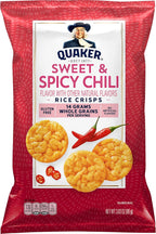 Quaker Rice Crisps, Sweet & Spicy Chili, 3.03 oz Bag