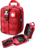 LIVANS 1000D First Aid Bag Empty Medical Ifak Pouch Molle EMT Pouches Rip-Away Tactical Military Trauma Emergency Medic Bag