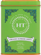 Harney Sons Organic Supreme Green, HT Tin 20 Sachets 1.4 oz 40 g