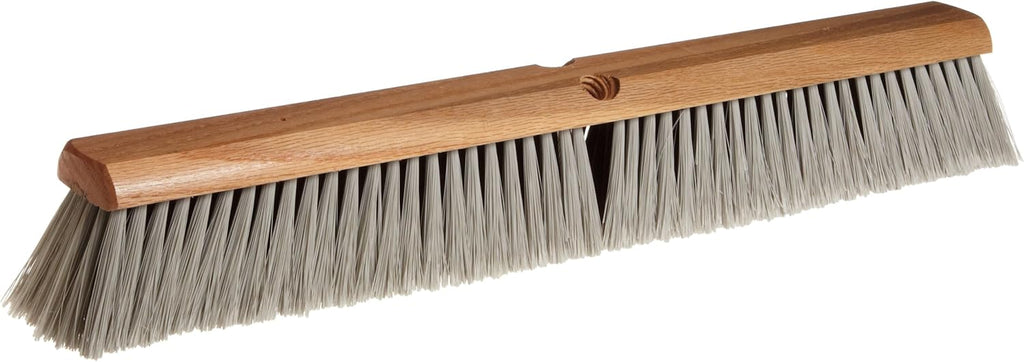 Magnolia Brush 3524LH 24-Inch Brown Plastic and Silver Flagged Tip Floor Brush