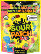 Maynards Sour Patch Kids Fun Mix Candy, 315g/11 oz. Bag (Imported from Canada)