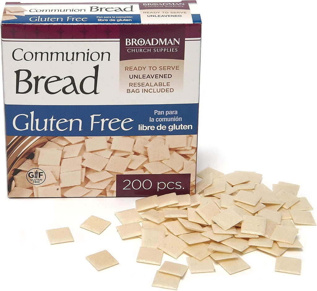 Broadman Church Supplies Communion Bread, Gluten Free, 200 Count