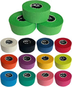 Ringside 1" Athletic Trainers Tape, Cotton Kinesiology Tape for Combat Sports, Adhesive, 30 Foot Rolls, Green, 3 Pack