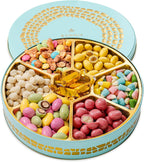 Easter Candy Gift Basket, Snack Variety Box | Spring Candy, Almonds, Chocolate, Gummies, Gourmet Food | Care Package, Treat Assortment for Adults, Families, Kids | Bonnie and Pop