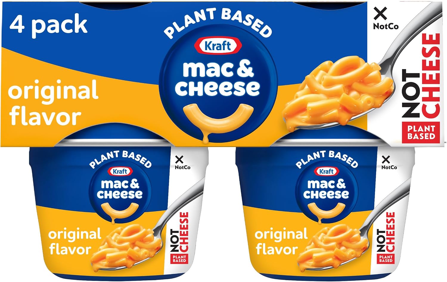 Kraft NotCo Original Flavor Plant Based Mac & Cheese, 2.05 oz Cup