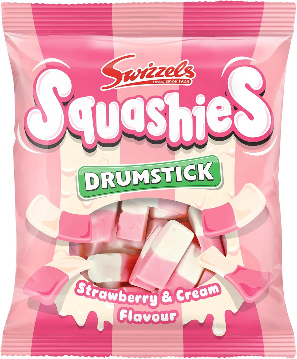 Swizzels Squashies Strawberry & Cream 120G