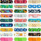 330Pcs Kids Cartoon Bandages, 27 Styles Adhesive Cartoon Patterns, Adhesive Flexible Colorful Bandages, Cute Cartoon for Boys and Girls, Waterproof Breathable Protect Scrapes