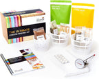 The Big Cheese Ultimate Cheese Making Kit - Makes 10 Cheeses (Mozzarella, Mascarpone, Feta, Ricotta + 6 More) - 40 Batches with Rennet & Recipe Book