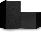 1100 Pack Cocktail Napkins Paper - Quality 3-Ply Black Beverage Napkins - Restaurant, Event, Bar Napkins - Perfect Size Dessert Napkin - Party Napkin Bulk - Elegant Wedding Napkins Disposable
