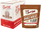 Bob's Red Mill Whole Wheat Flour, 3 Pound (Pack of 4) - Whole Grain, Non-GMO, Vegan