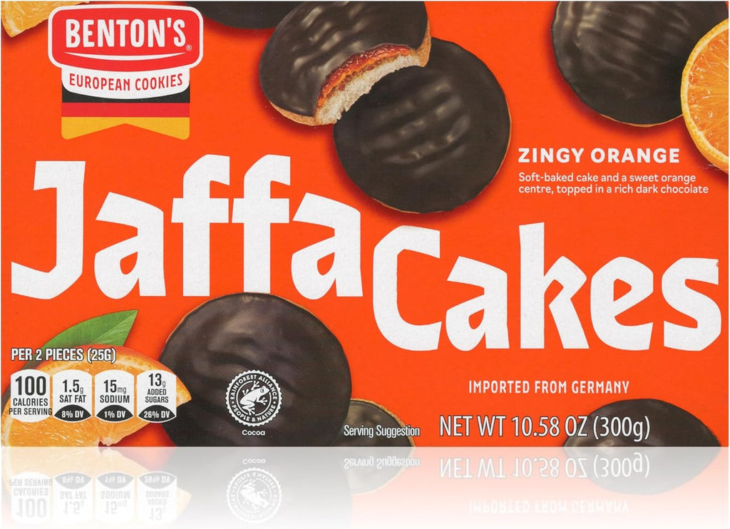 Benton’s Jaffa Cakes (1 Box, Zingy Orange)