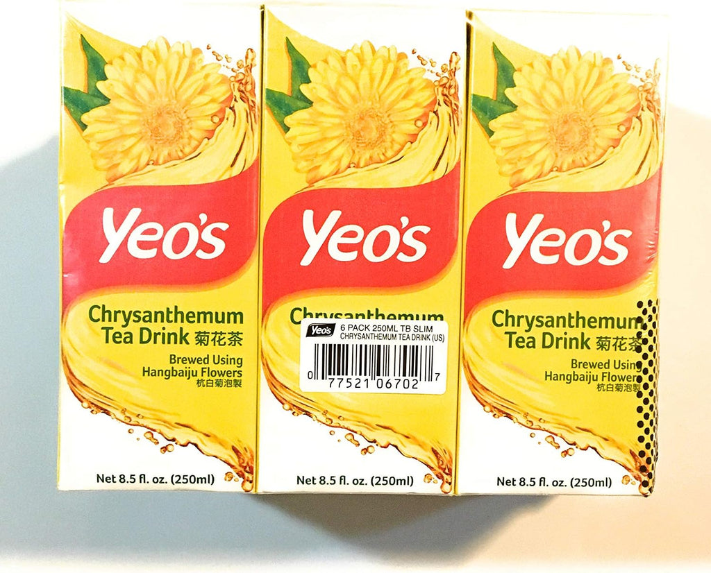 Yeos Chrysanthemum Tea Drink (6x8.5 Fl Oz)-3 Pack