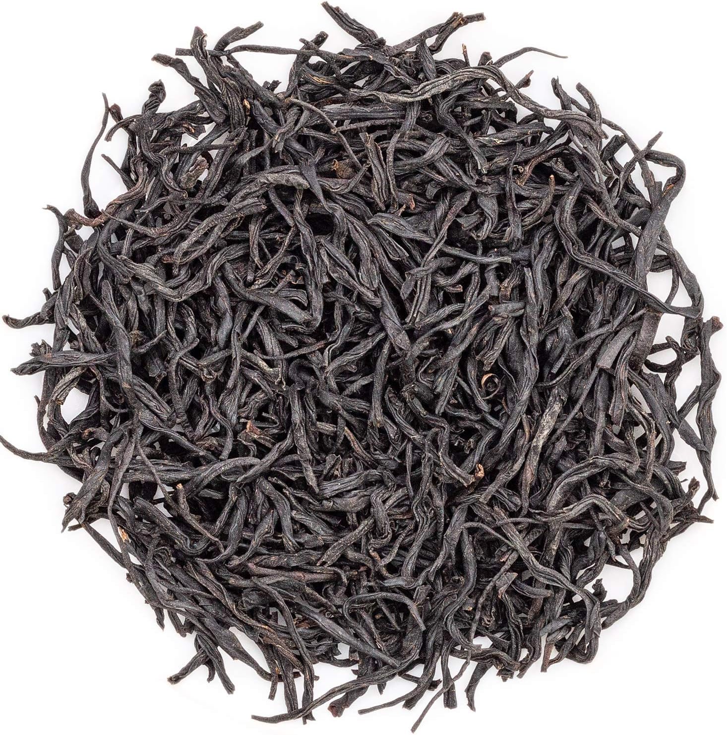 Oriarm Lapsang Souchong Lightly Smoked Black Tea Loose Leaf - Wuyi Mountains Black Tea Zheng Shan Xiao Zhong from Fujian China - 225g Ziplock Resealable Bag