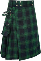 Kilt for Men Traditional Highland Tartan Utility Kilt Scottish Mens Kilt