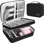 Barber Case Barber Tool Bags Barber clipper Bag Barber Cases for Clippers and Supplies Professional Barber Accessories Kit Hair Cutting Scissors Storage Bag Shaving Kits (Black)
