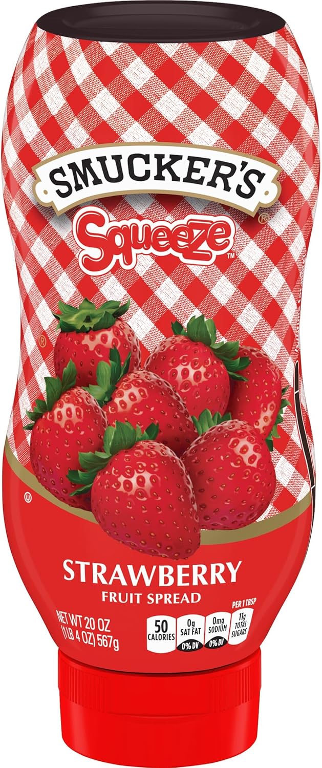 Smucker's Squeeze Strawberry Fruit Spread, 20 Ounces