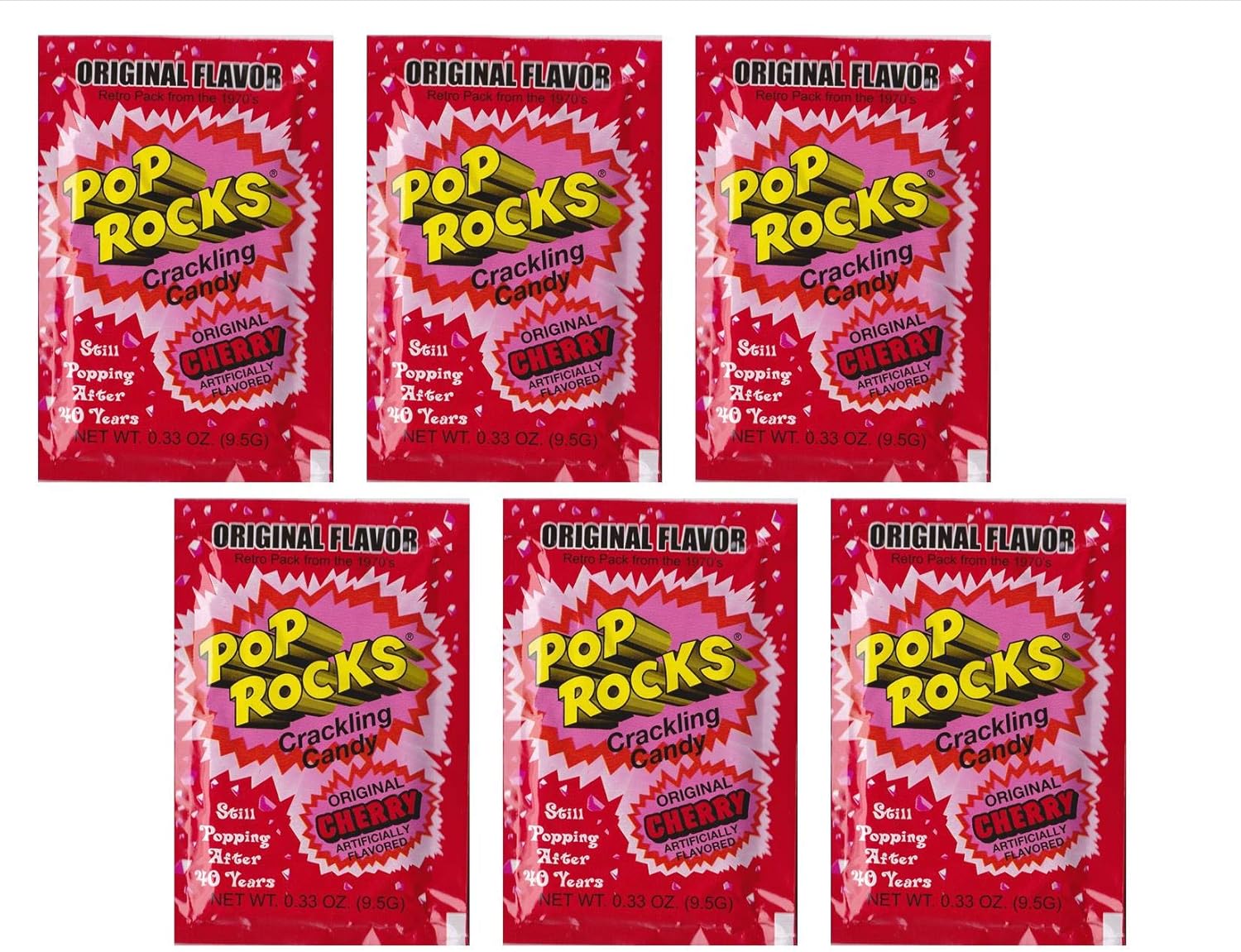 Pop Rocks Original Cherry (Pack of 6)