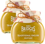 Mrs Bridges Traditional English Mustard, Made in Scotland, 7oz Jar (Pack of 2)