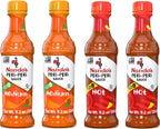 Nando's PERi-PERi Signature Hot Sauce Pack - Our Flavorful Medium Sauce and Hot Sauce Bundle - Piri Piri Sauce Set - 9.1oz Bottle (4 Pack)