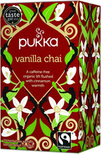 Pukka Vanilla Chai 20 per pack - Pack of 2