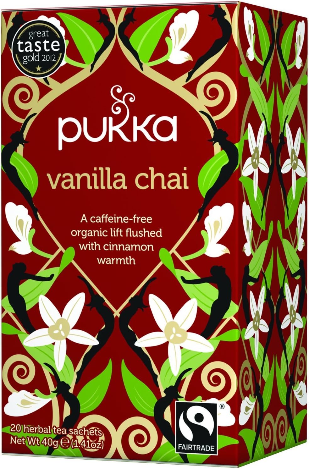 Pukka Vanilla Chai 20 per pack - Pack of 2
