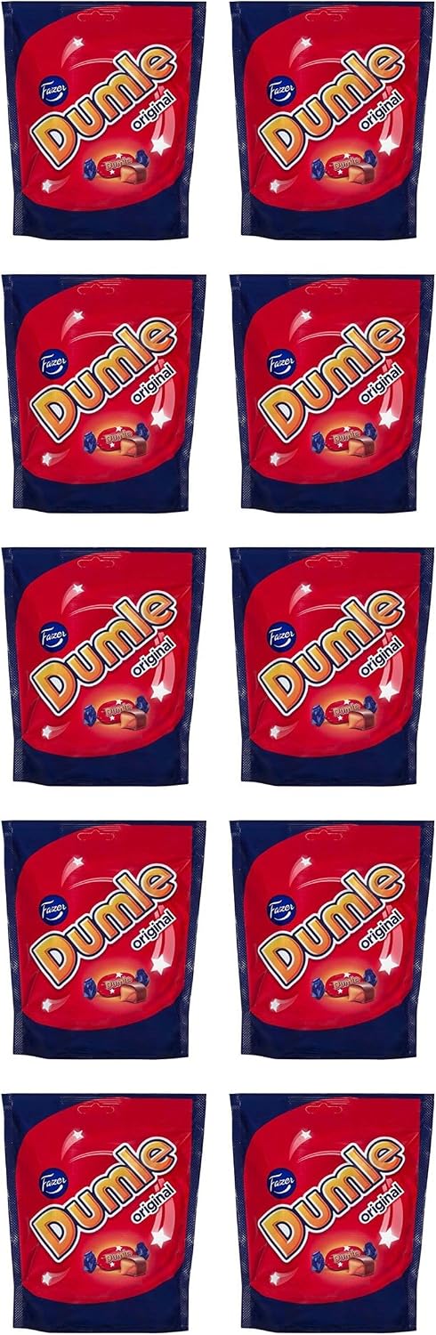 Fazer Dumle original Chocolate 10 Packs of 220g