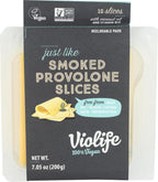 VIOLIFE Smoked Provolone Style Slices, 7.05 OZ