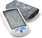 Medline Advanced Automatic Blood Pressure Monitor, Universal Upper Arm Cuff, Large Digital LCD Display, Stores Up to 90 Readings, Carrying Case and Batteries Included