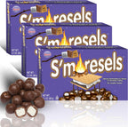 Cookie Dough Bites S'Moresels Flavored Candy | 3.1 oz (Pack of 3) | The Original Edible Cookie Dough | Movie Theater Candy
