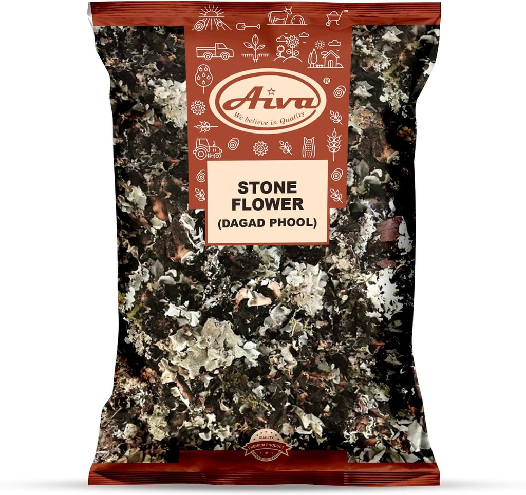 Aiva Dagad Phool | Stone Flower Spice | Kalpasi Masala | Black Lichen | Indian Cooking Ingredient | Biryani Seasoning 3.5 oz (100g)