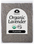 Dried Organic Lavender Flowers (8 lb Box), Bulk Lavender Buds