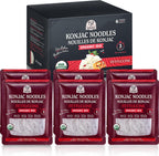 52USA USDA Organic Konjac Fettuccine Noodle, 6 Pack (52.8 oz Total) Low Carb Pasta Konjac Noodles, Keto and Paleo Friendly, Vegan, Gluten-Free, Sugar-Free Shirataki Noodles, Ready to Eat