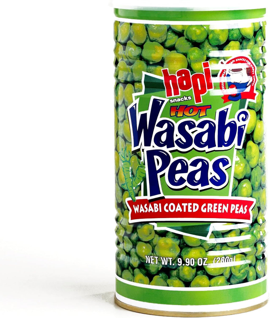 Hapi Hot Wasabi Peas 9.9 oz each (2 Items Per Order)