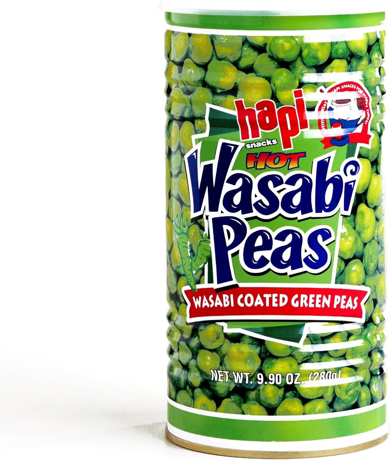Hapi Hot Wasabi Peas 9.9 oz each (2 Items Per Order)
