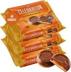 Leclerc Celebration Butter Cookies with Caramel Truffle and Milk Chocolate Chocolate - Premium Chocolate Cookies, A Canadian Classic, 3 Pack
