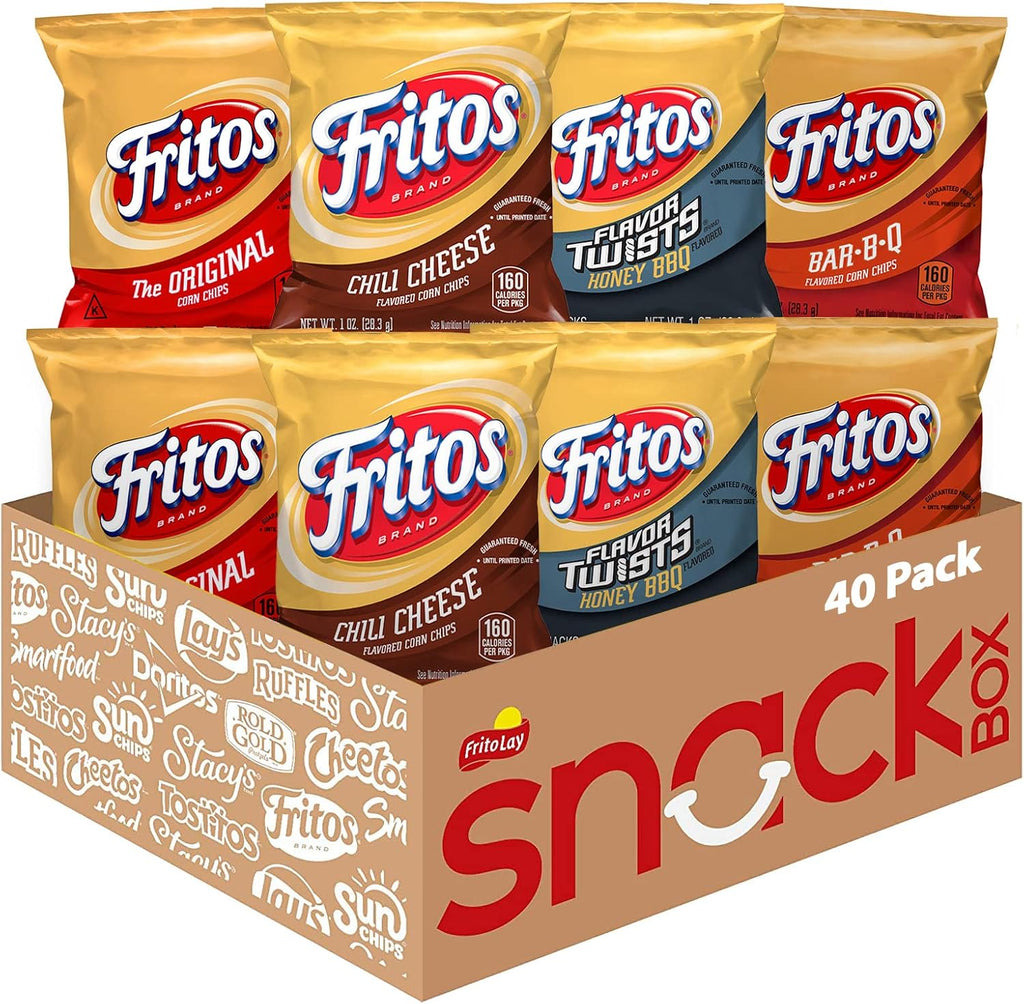 Fritos Corn Chips Variety Pack, Assortment May Vary, 1 Ounce (Pack of 40)