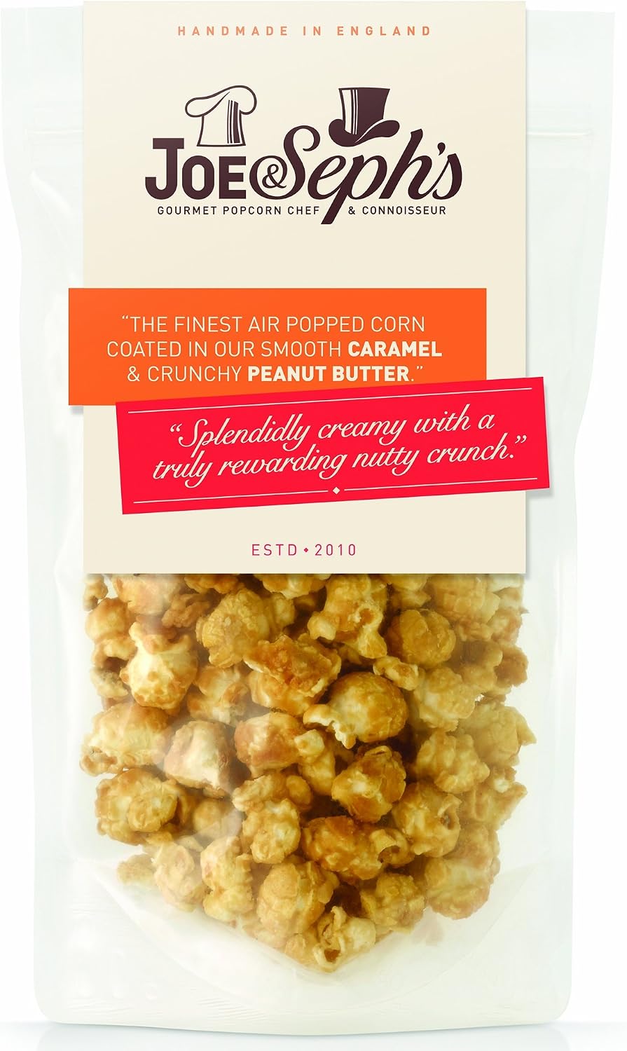 Joe & Seph's - Caramel & Crunchy Peanut Butter Popcorn - 80g
