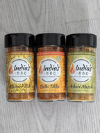 India’s BBQ – Flavors of India 3-Pack | Tikka Masala, Mustard Fish Masala, Achari Masala | Authentic Indian Spice Blends | All-Natural, No Preservatives | Ideal for Grilling & Curries