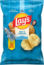 Lay's Potato Chips, Salt & Vinegar, 7.75 Oz